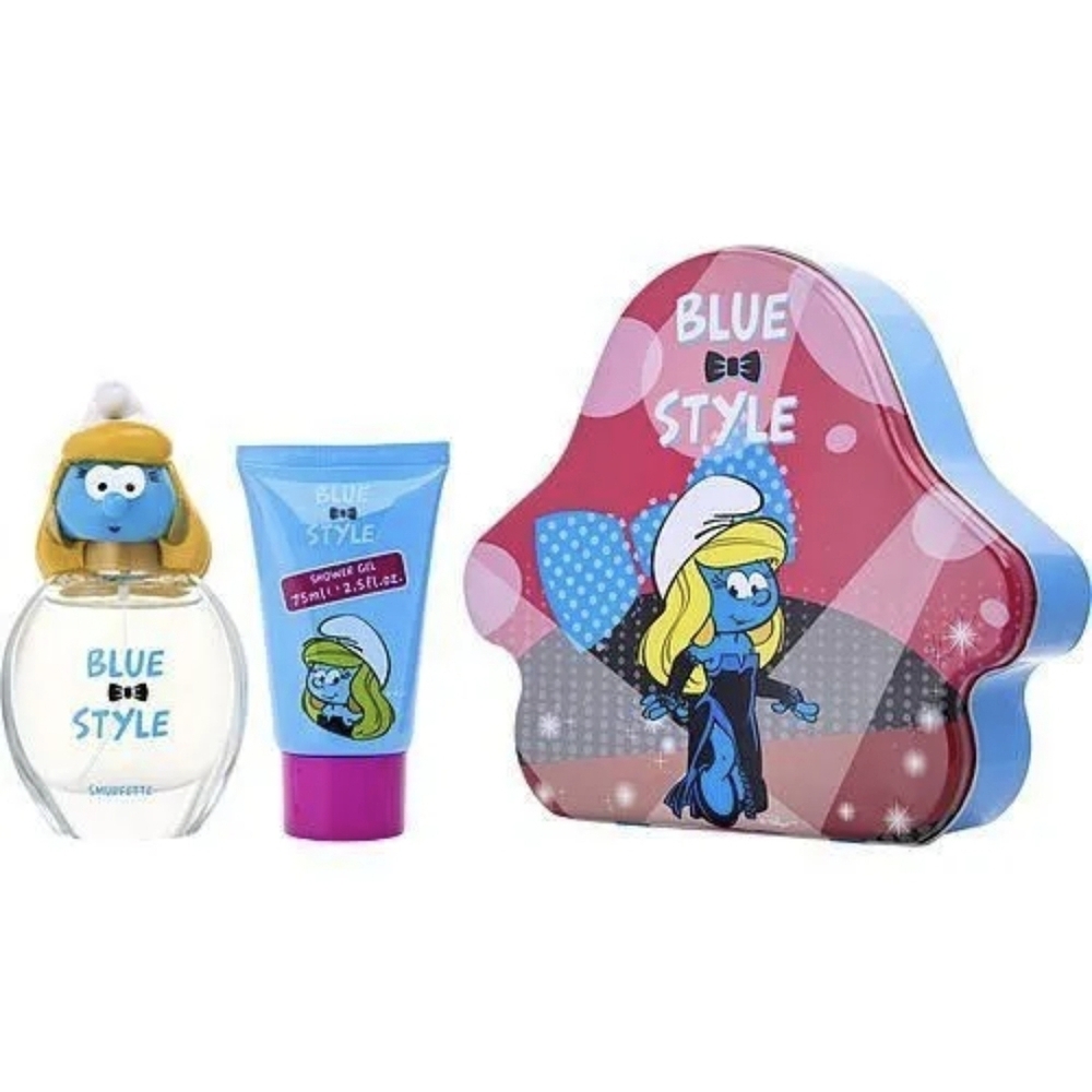 First American Brands The Smurfs Blue Style Smurfette 2 Pc Gift Set